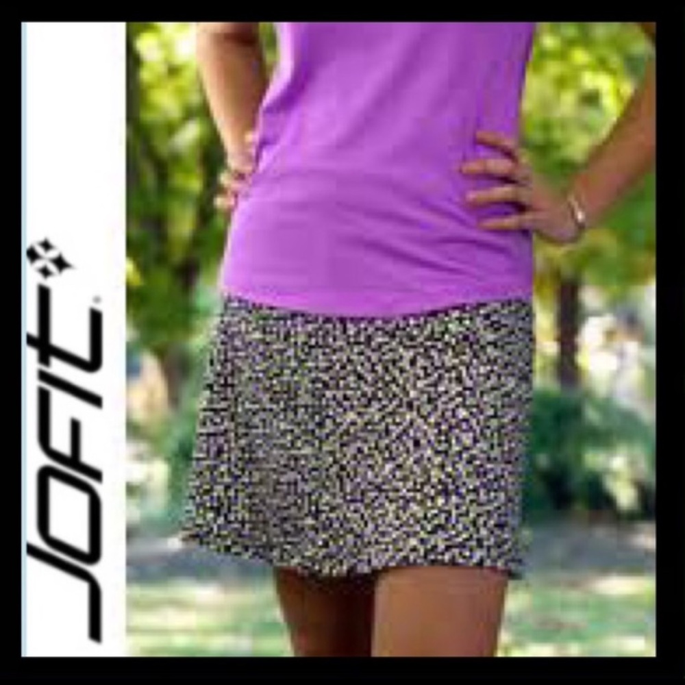 Jofit Skort Malbec Dot Collection Women's Small Small Pickleball Tennis